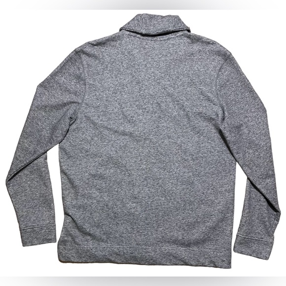 Tasso Elba Men’s Shawl Collar Terry Lined Button Cardigan In Heathered Gray Sz M - Picture 2 of 10